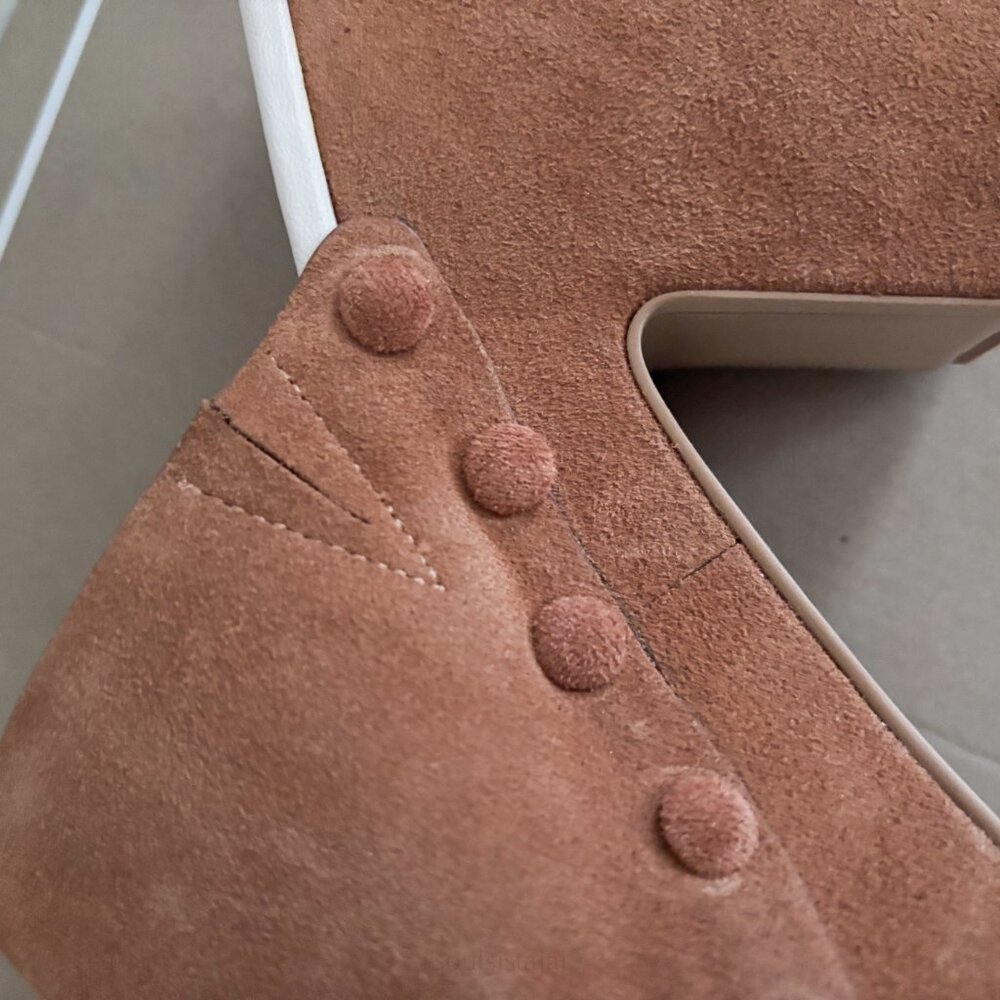 Dolce Vita Emol Suede Platform Mule Size 10 New - Picture 6 of 6
